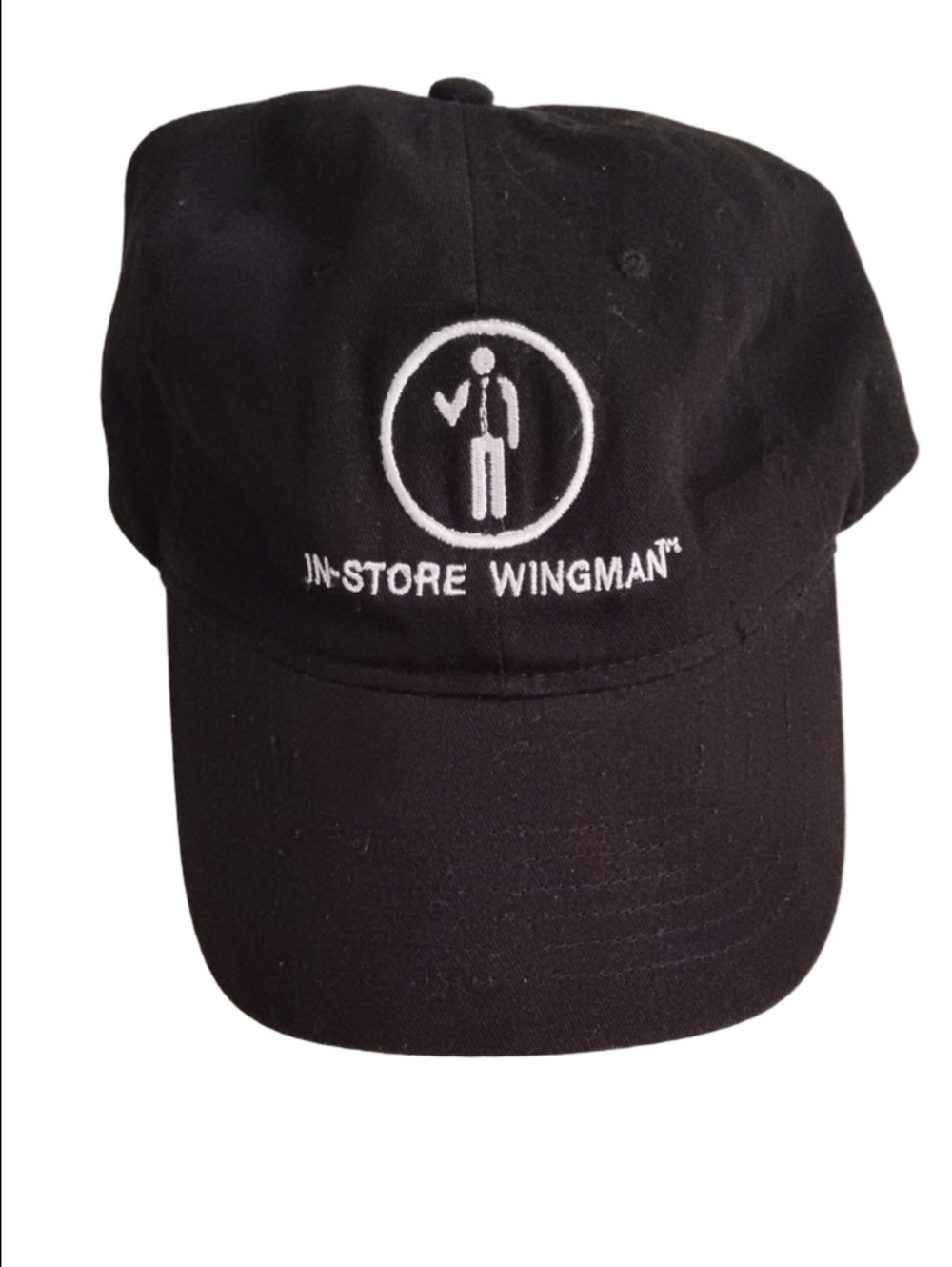 3/$20 In-Store Wingman Black Embroidered Baseball Cap